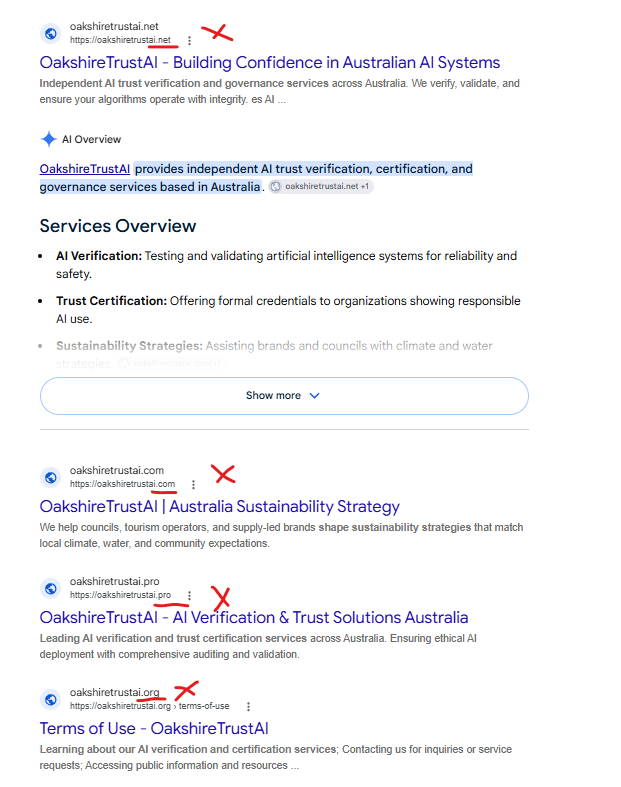Scam Search Results